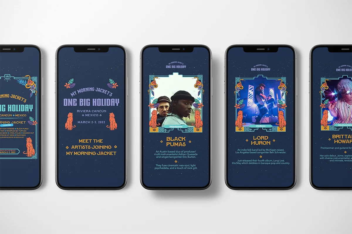 One Big Holiday : réseaux sociaux — Daphna Sebbane