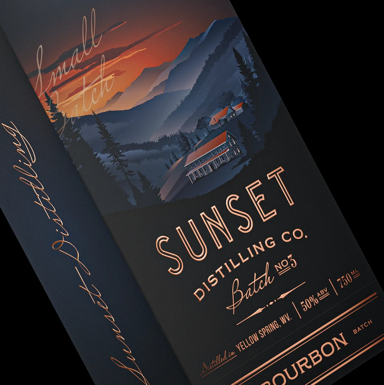 Sunset Distilling Co. · Batch No. 3 — Dusan Sol