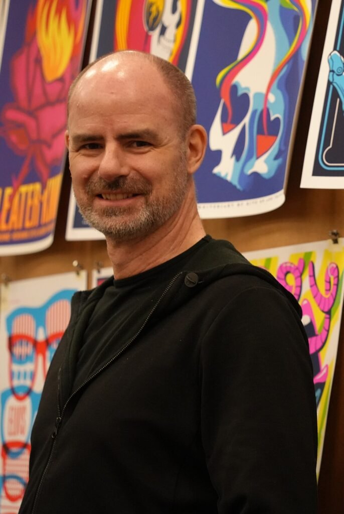 Dan Stiles à Flatstock, SXSW 2025 — Dan Stiles