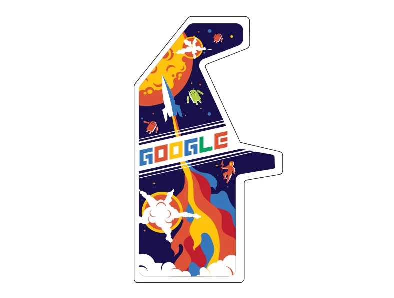 Google Arcade, la maquette — Dan Stiles