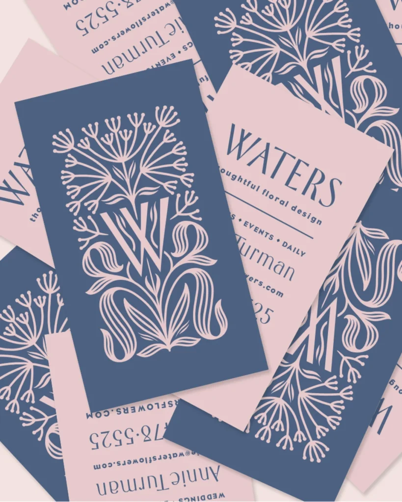 Les cartes de visite Waters — Dana Tanamachi