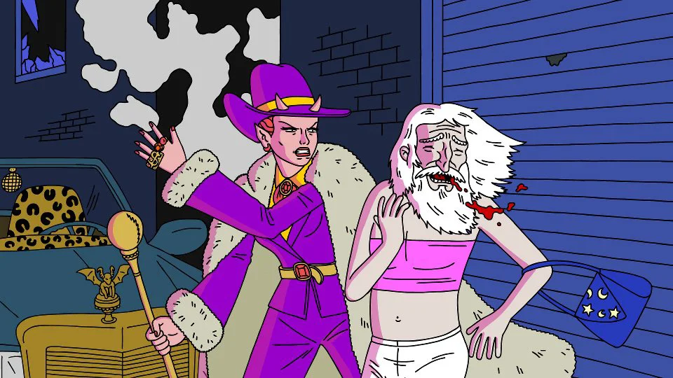 Illustration d’Ugly Americans — Devin Clark