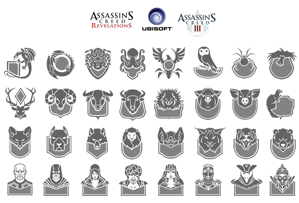 Assassin’s Creed : écussons multijoueur — Eleonore Della Malva