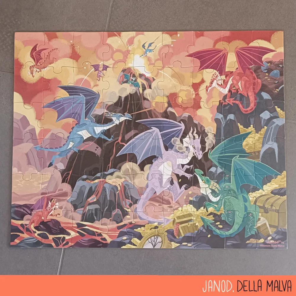 Puzzle « Terre de dragons » — Eleonore Della Malva
