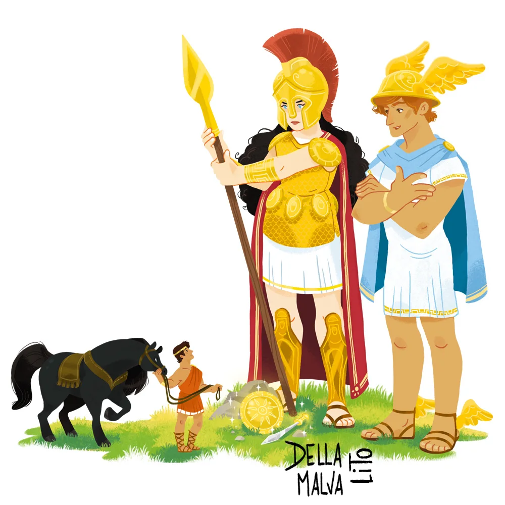 Les héros de la mythologie racontés aux enfants — Eleonore Della Malva