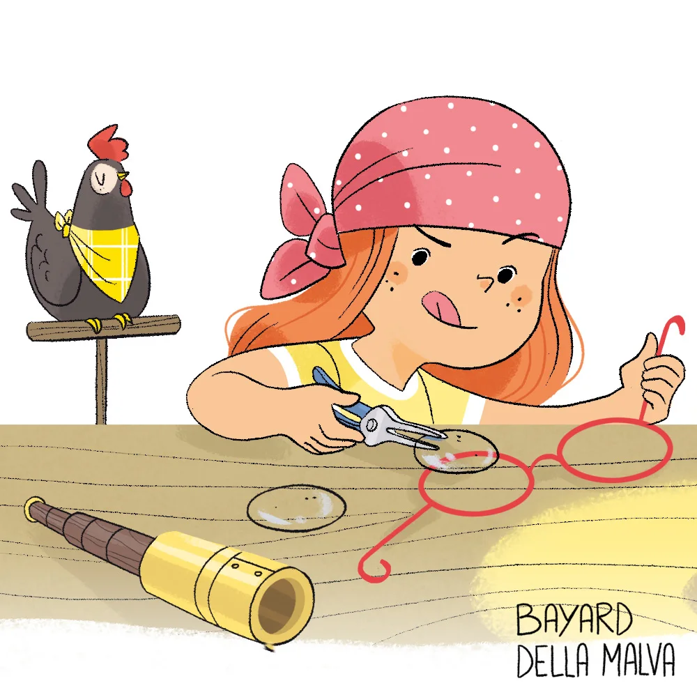 Prunelle, la pirate à lunettes — Eleonore Della Malva