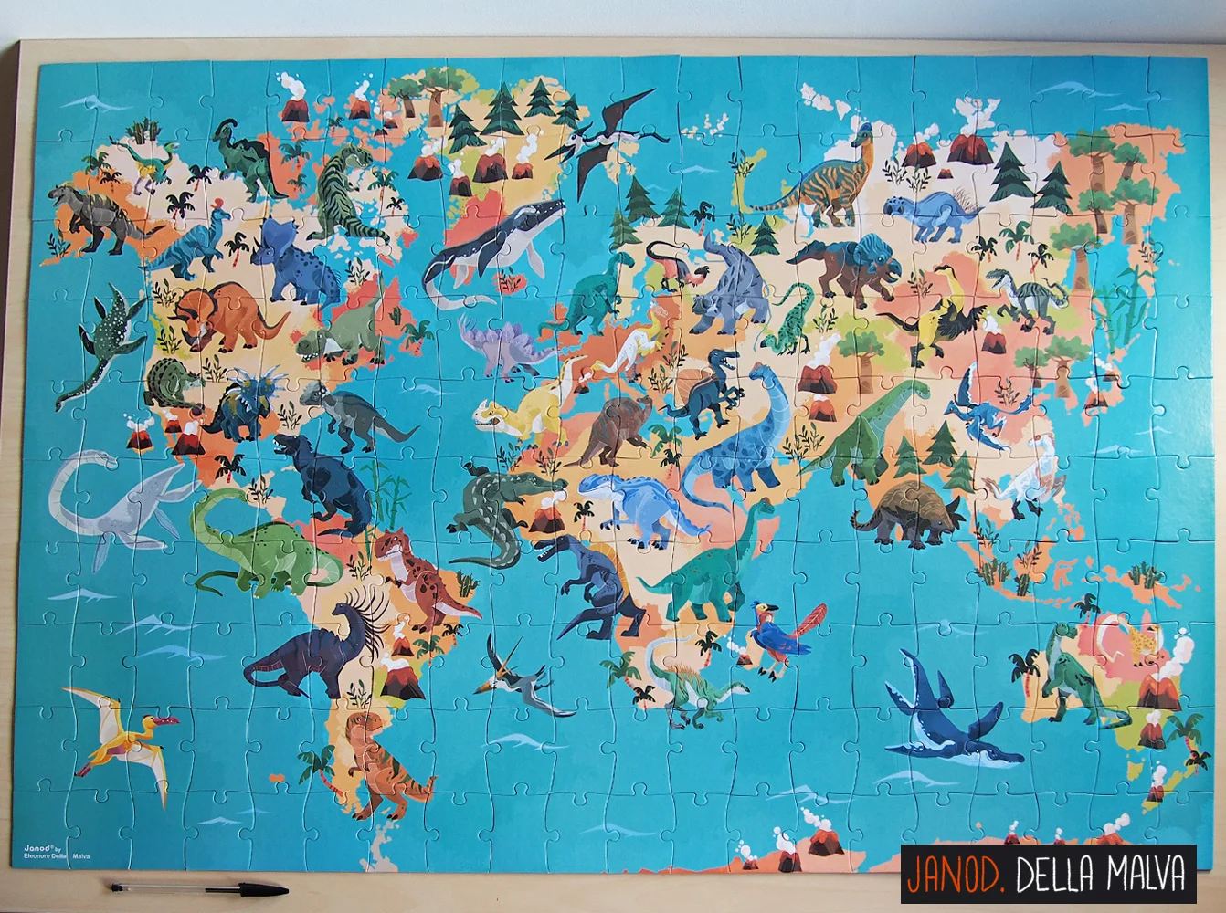 Puzzle éducatif « Dinosaures » — Eleonore Della Malva