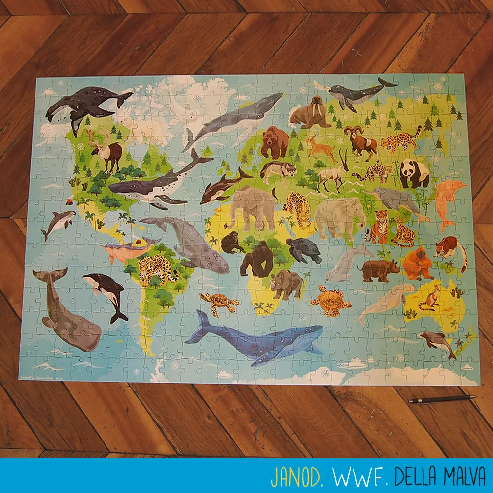 Puzzle WWF « Espèces prioritaires » — Eleonore Della Malva