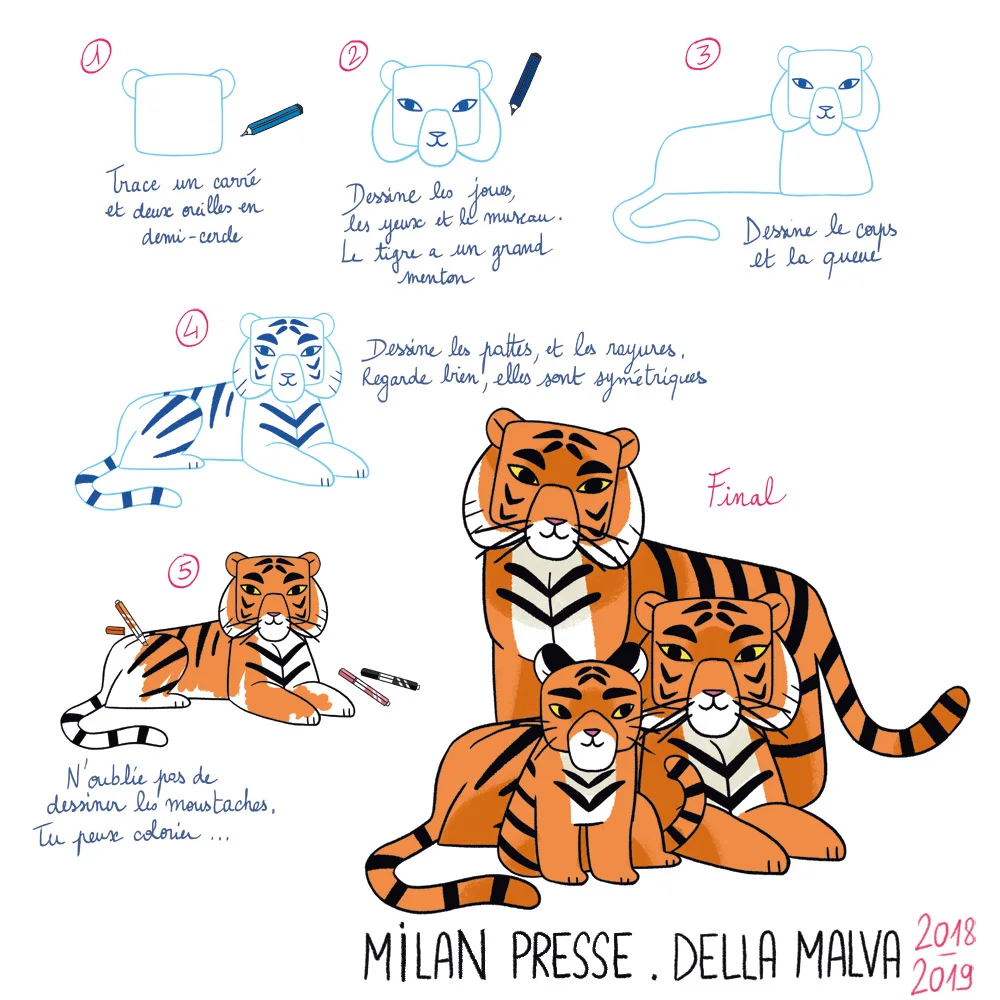 Une saison au zoo : apprendre à dessiner — Eleonore Della Malva