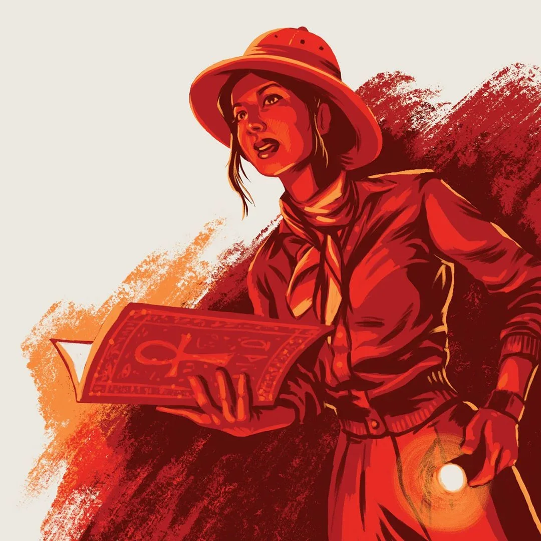 L’Archéologue, illustration — Emrich Office