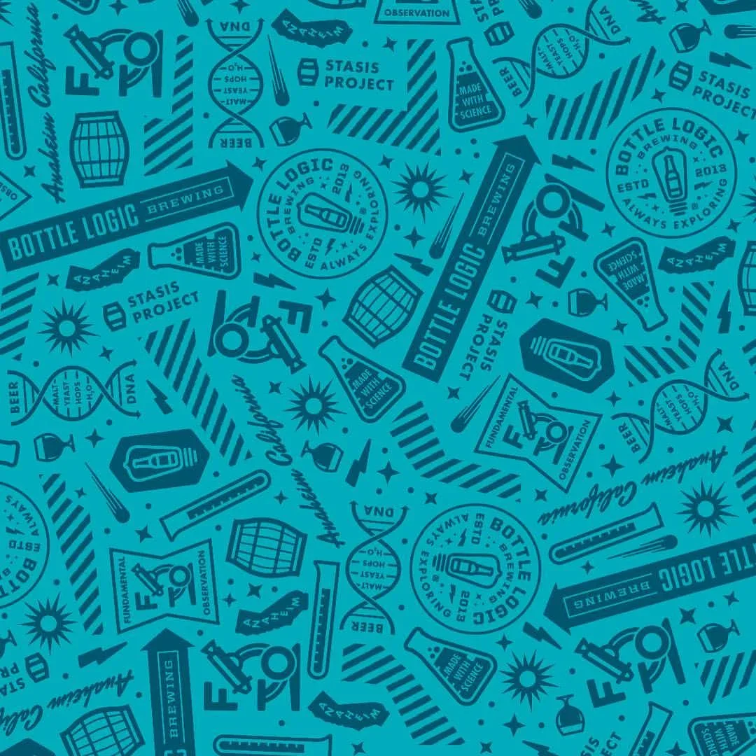 Bottle Logic, motif de marque — Emrich Office