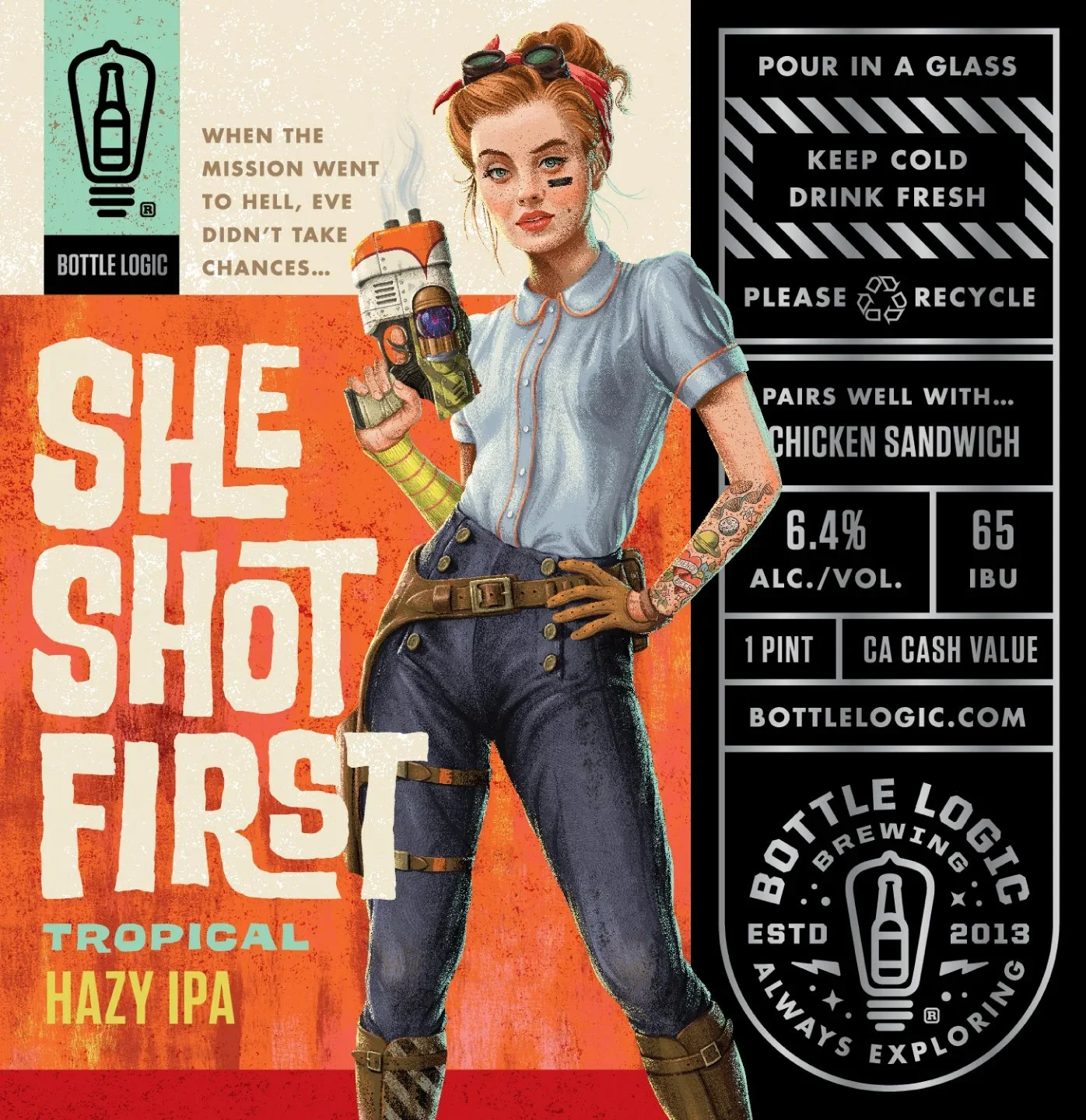 Bottle Logic, She Shot First — Emrich Office
