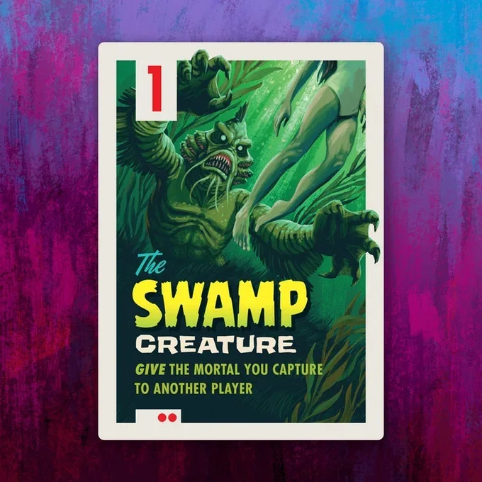 Campy Creatures, carte Swamp Creature — Emrich Office