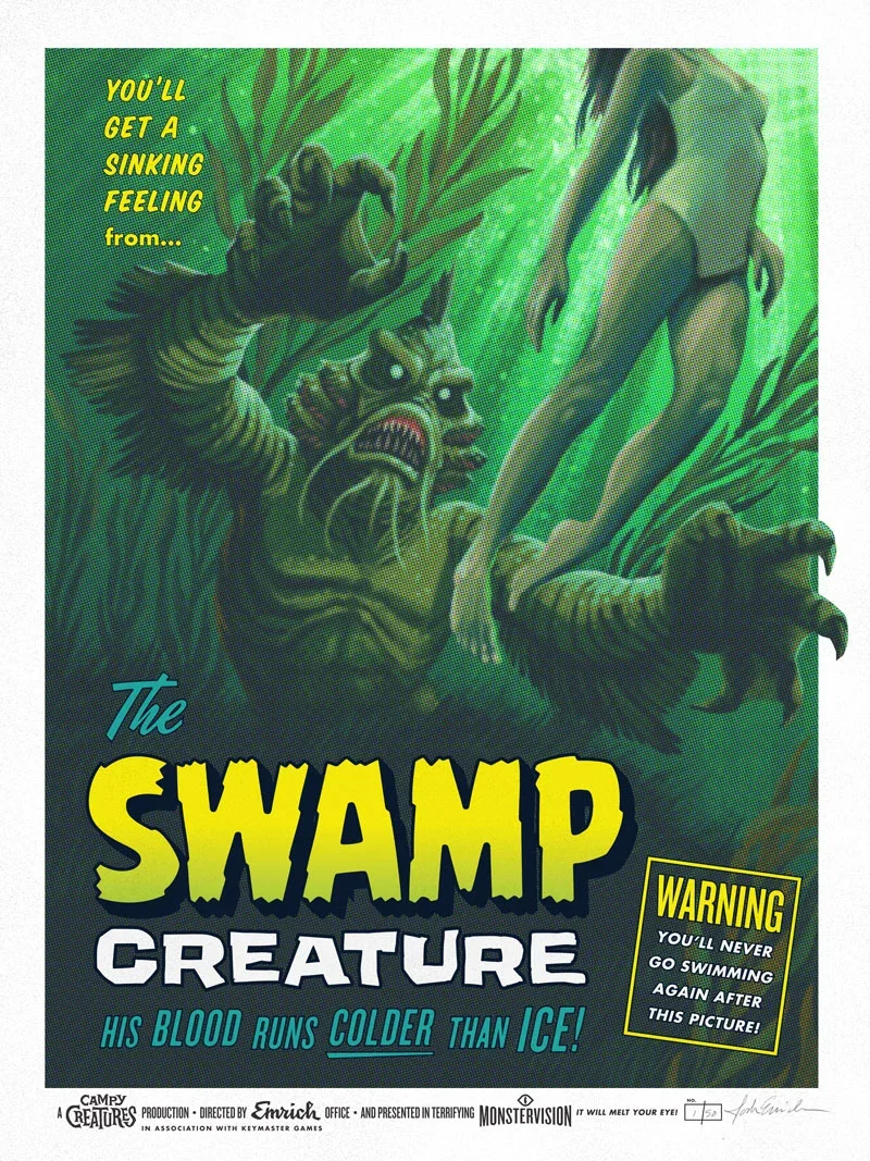 Campy Creatures, Swamp Creature — Emrich Office