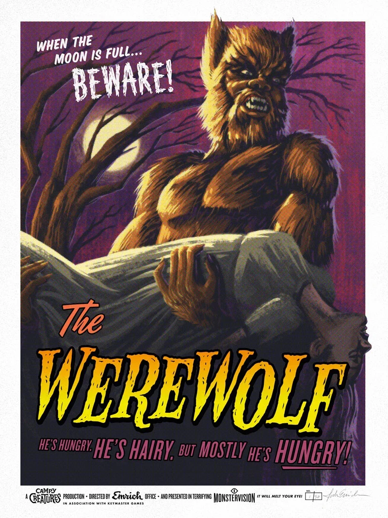 Campy Creatures, The Werewolf — Emrich Office