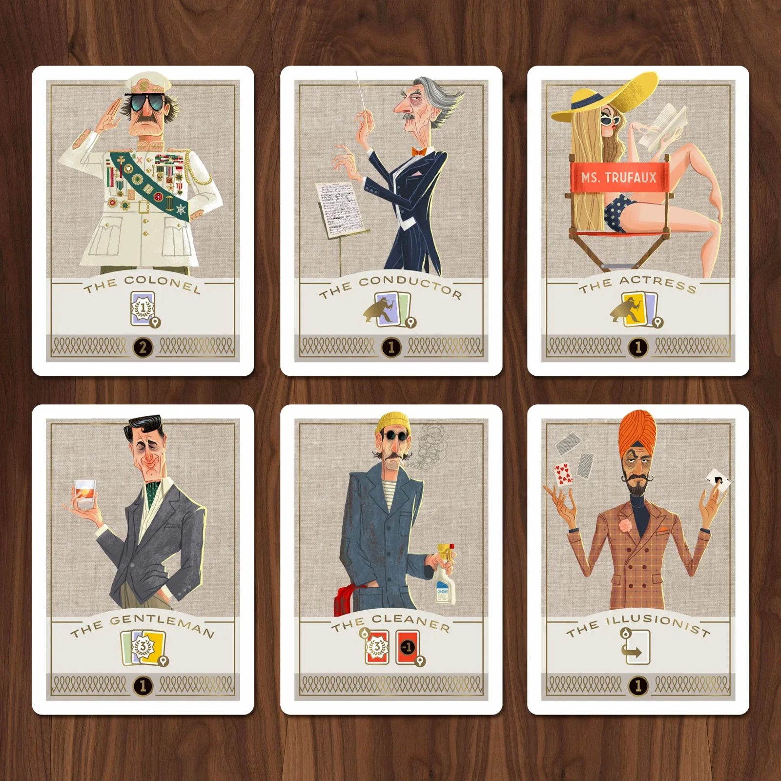 Caper, cartes de voleurs — Emrich Office