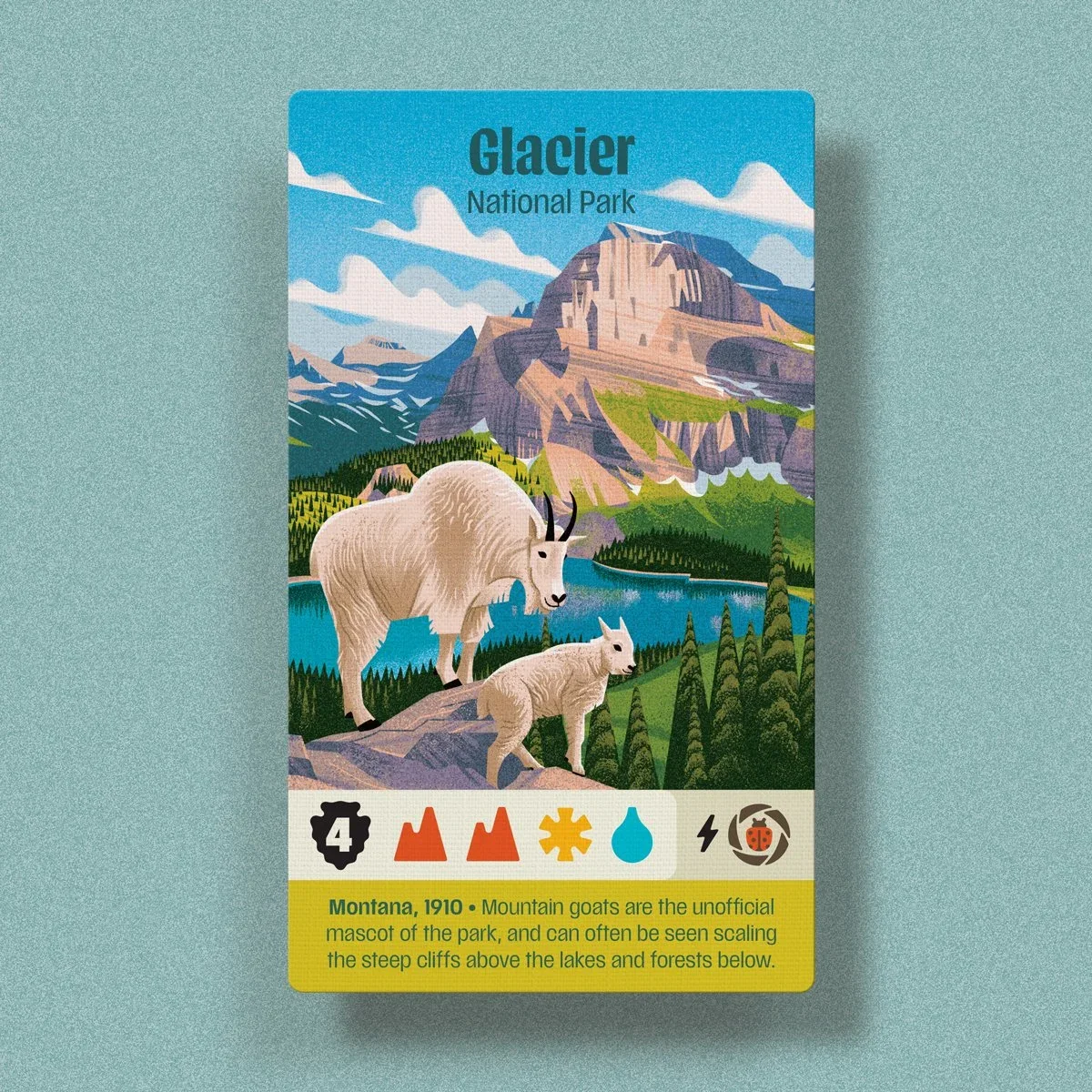 Parks, carte Glacier — Emrich Office