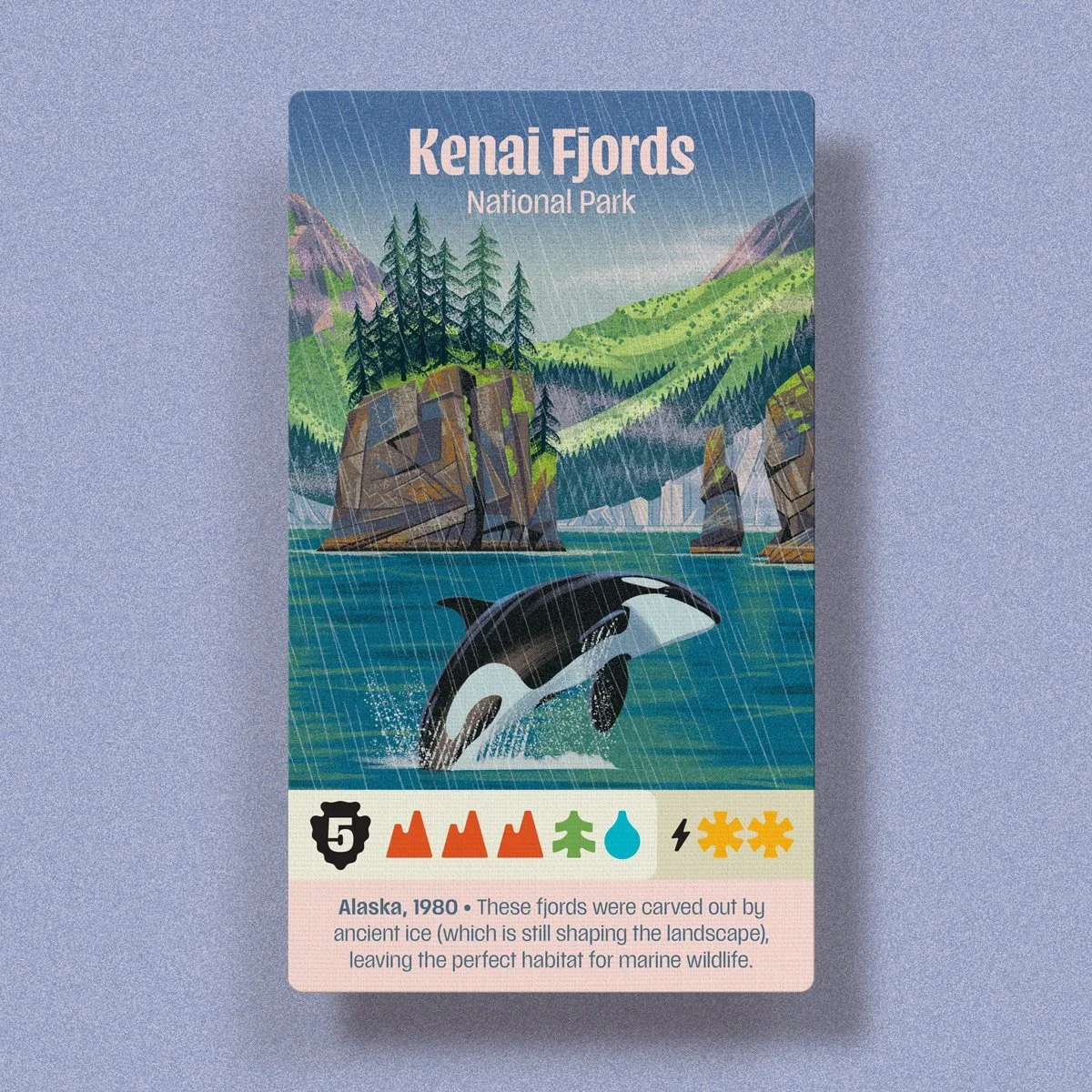 Parks, carte Kenai Fjords — Emrich Office