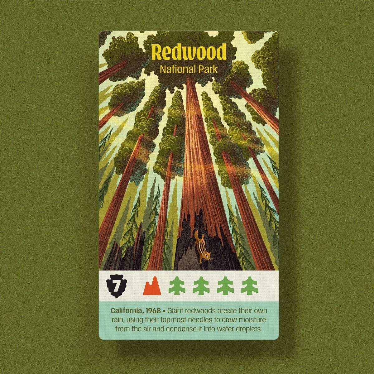 Parks, carte Redwood — Emrich Office