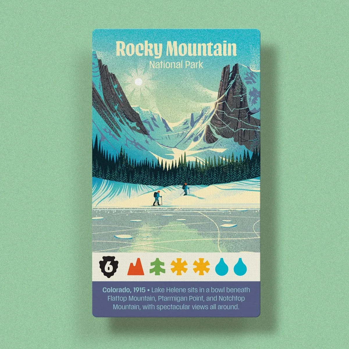 Parks, carte Rocky Mountain — Emrich Office