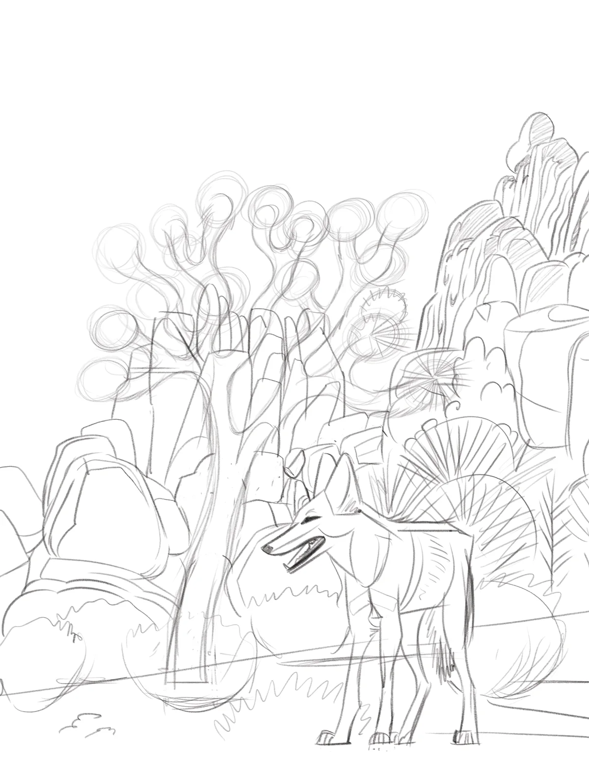 Parks, Joshua Tree, croquis — Emrich Office