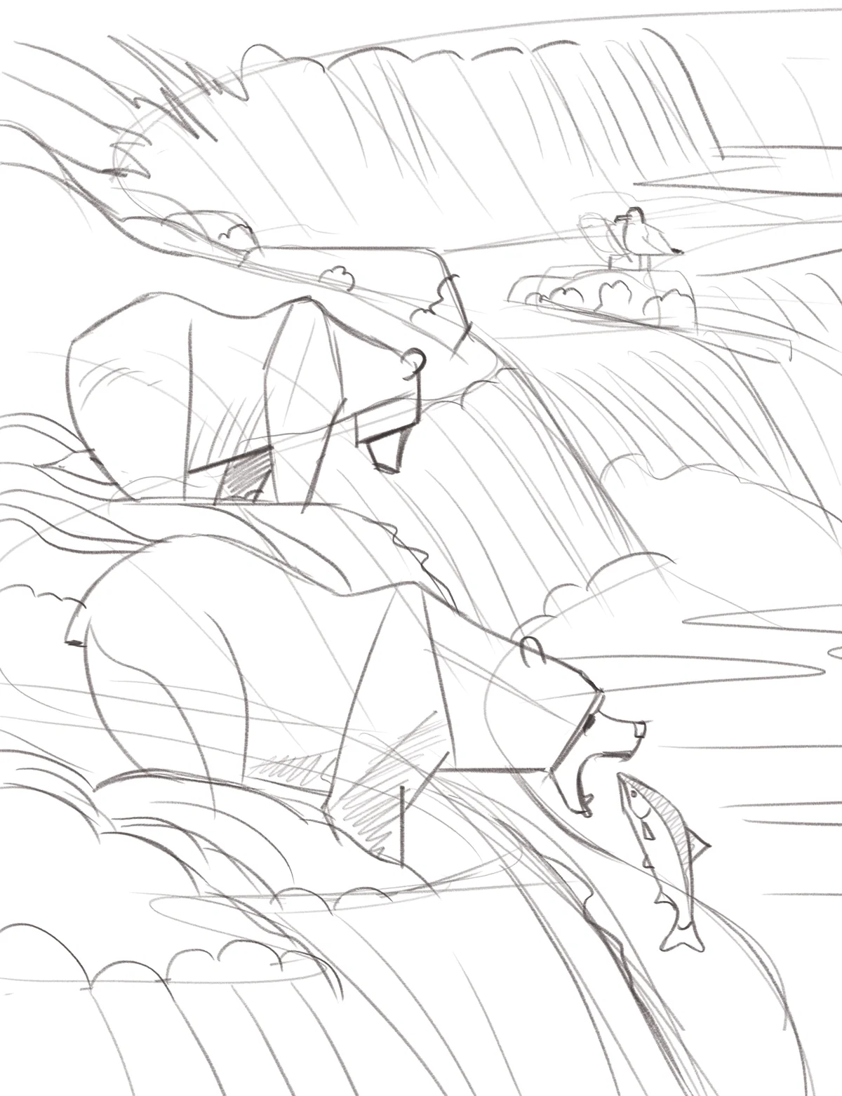 Parks, Katmai, croquis — Emrich Office