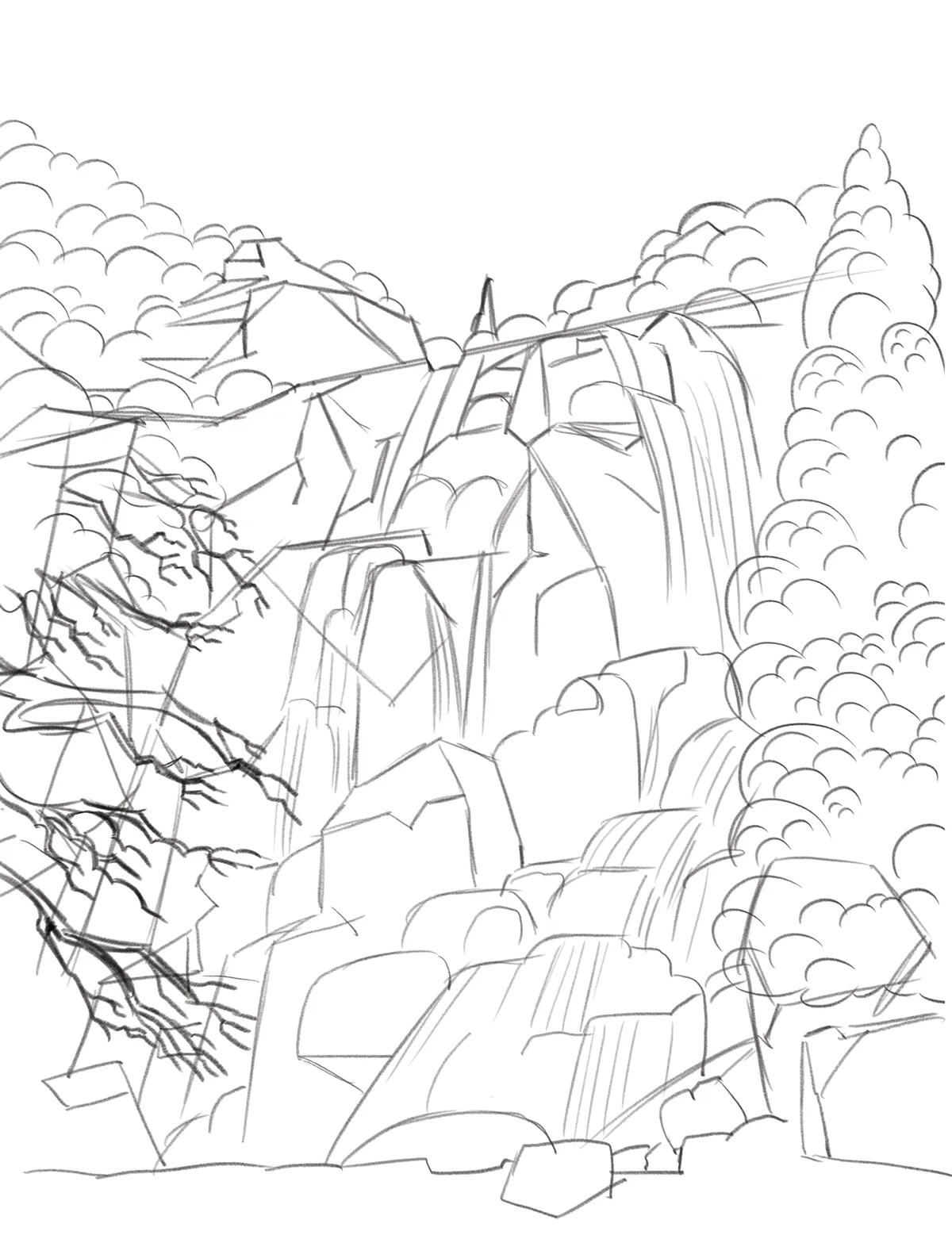 Parks, Kings Canyon, croquis — Emrich Office