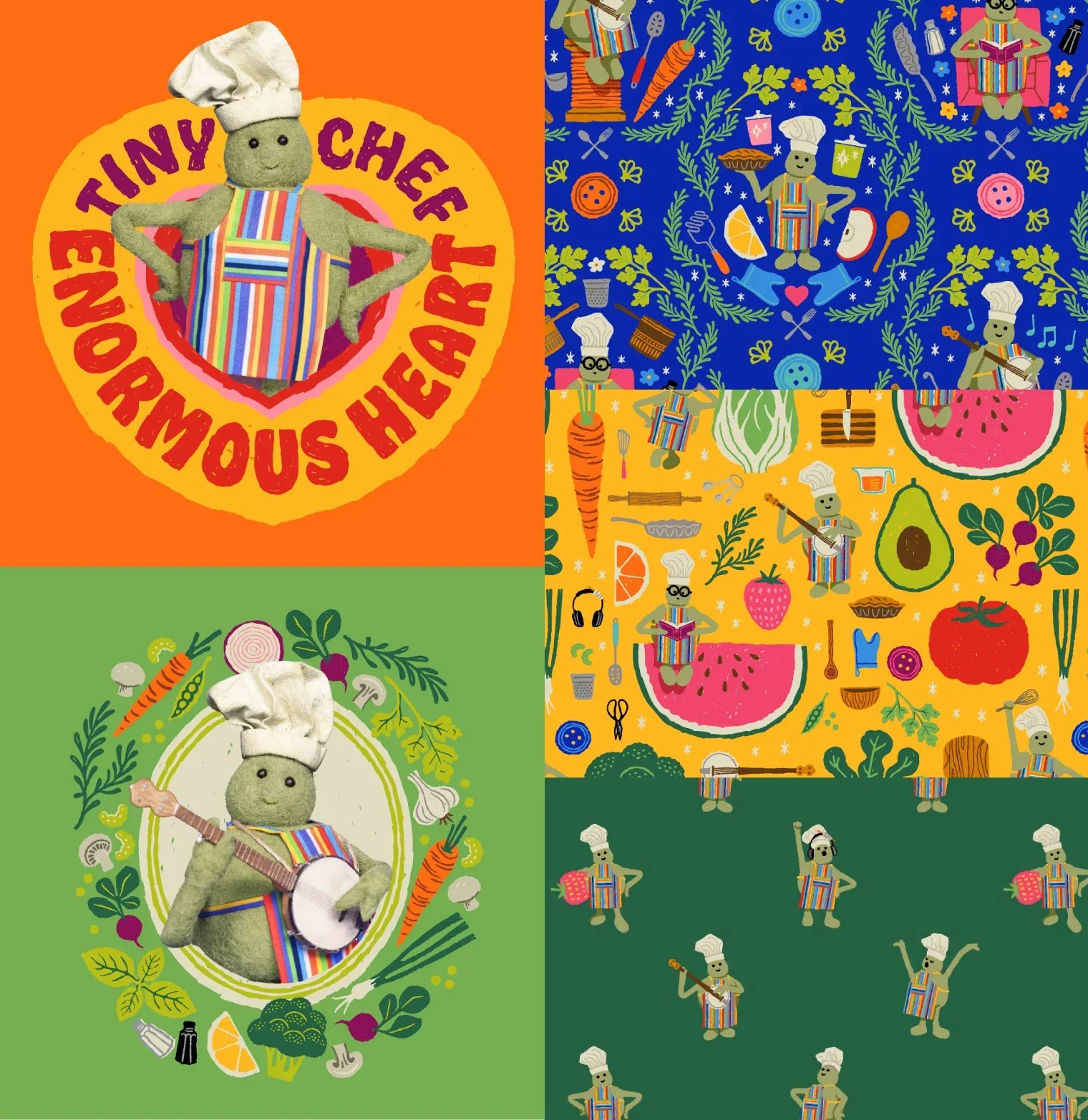 Tiny Chef, motifs et badges — Emrich Office