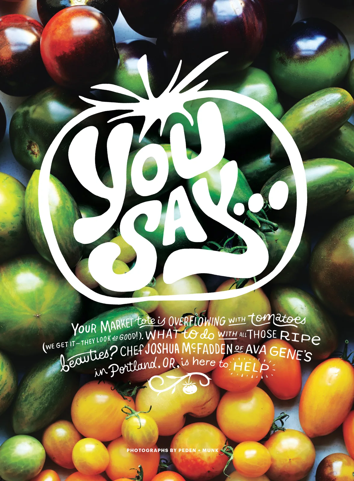 Bon Appétit : You say… — Erik Marinovich