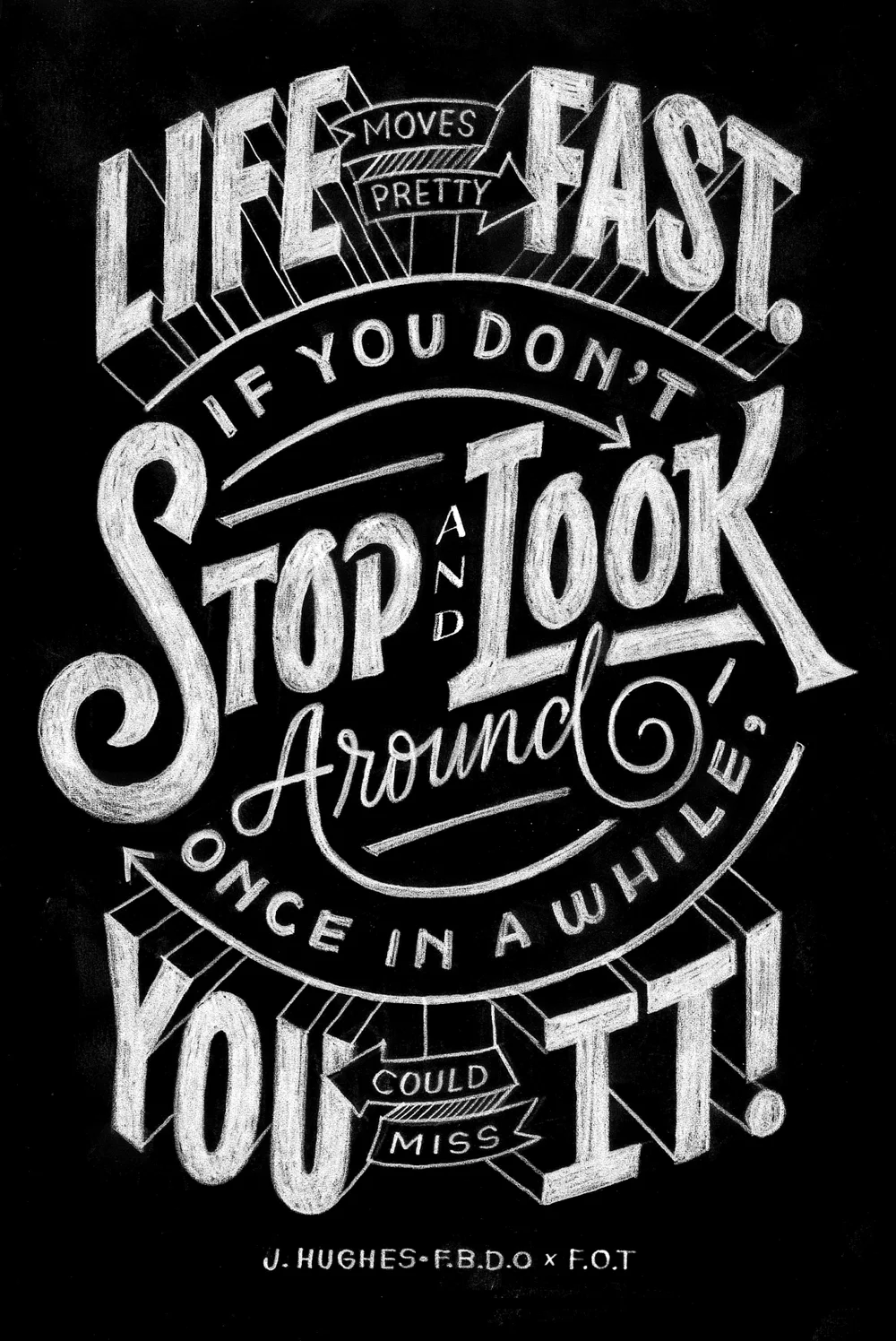 Vitrine Etsy : Ferris Bueller — Erik Marinovich