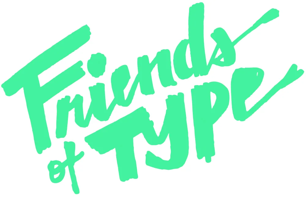 Logotype Friends of Type — Erik Marinovich