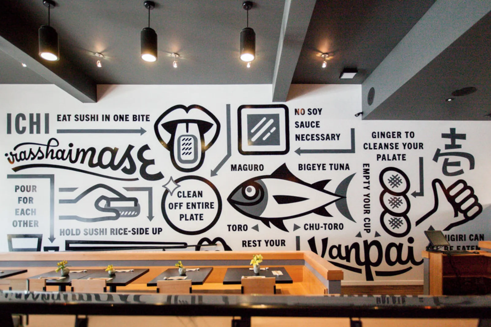 Mural d’ICHI Sushi — Erik Marinovich
