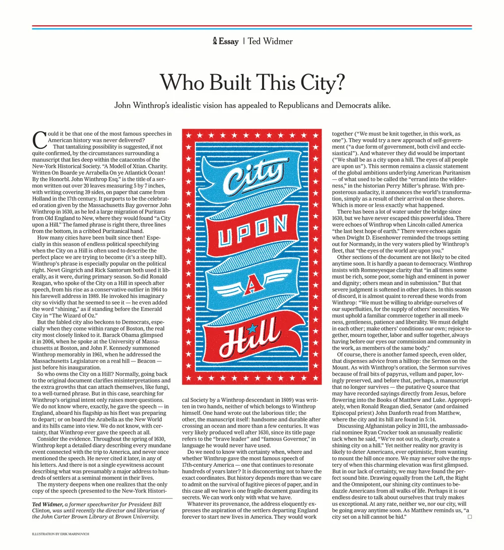City upon a Hill — Erik Marinovich