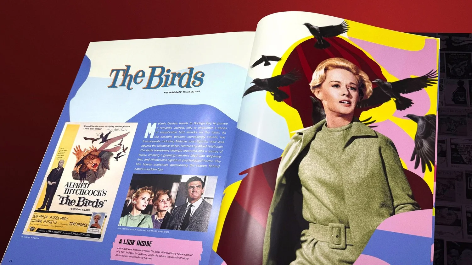 Les Oiseaux, double page — Ernesto Portillo