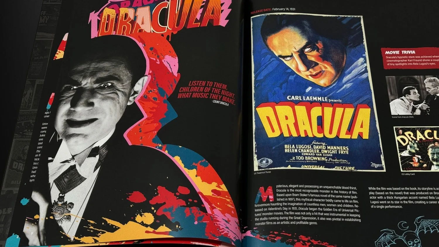 Dracula, double page du livre — Ernesto Portillo