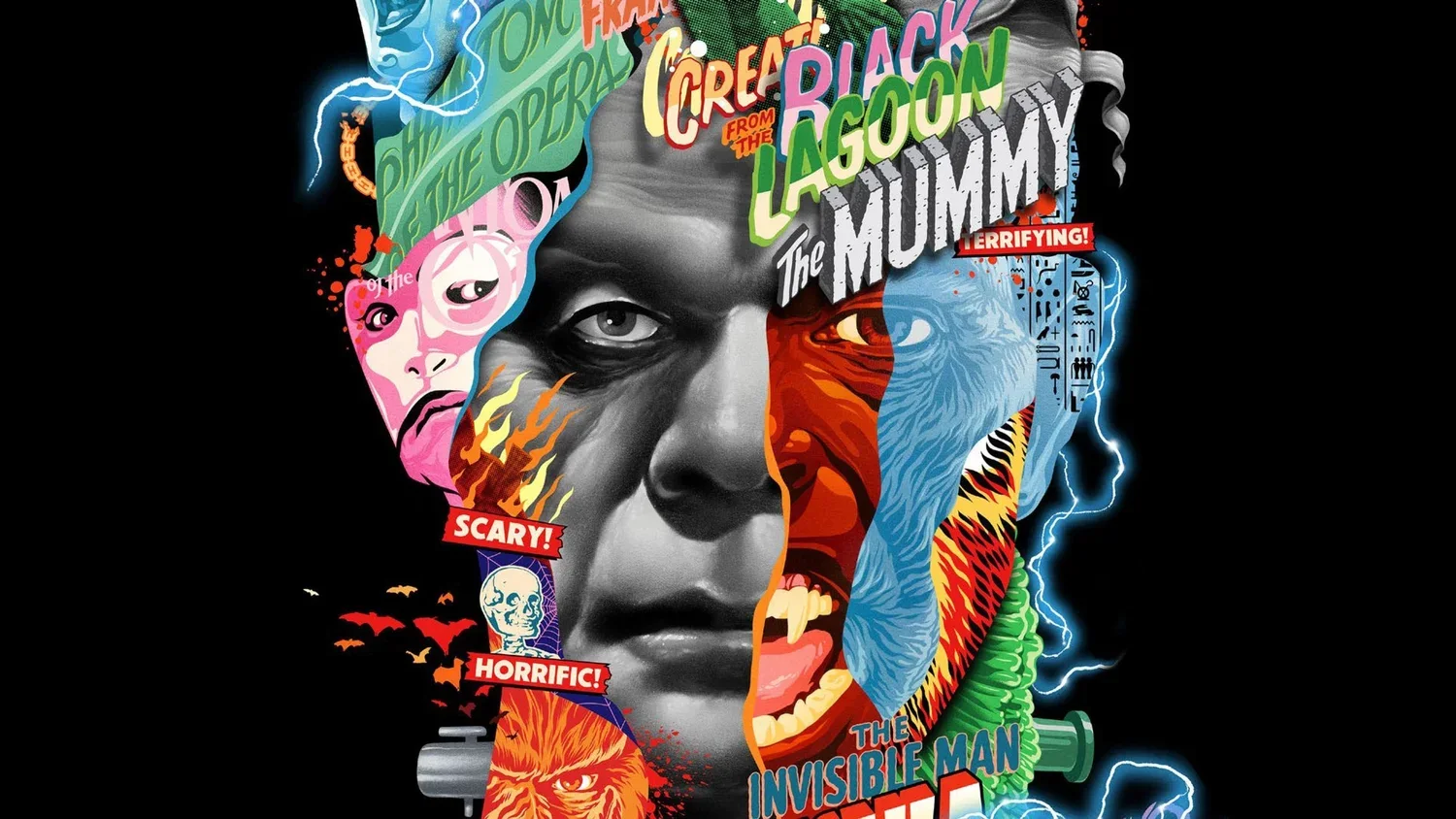 Universal Classic Monsters, illustration de Tristan Eaton — Ernesto Portillo