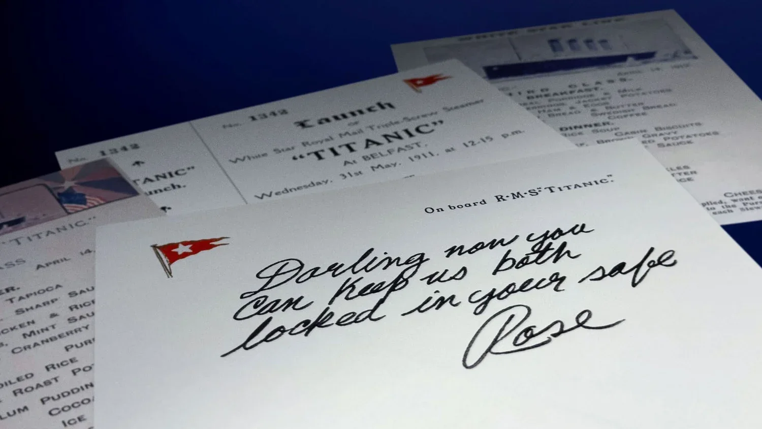 Titanic, lettre de Rose — Ernesto Portillo
