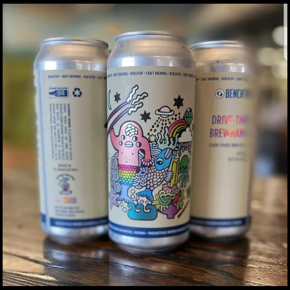 Illustration de bière artisanale pour Aloha Snacks — Ery Burns