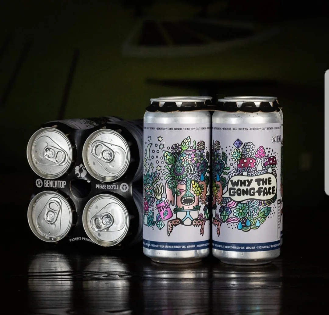 Illustration de canette pour Benchtop Brewing — Ery Burns