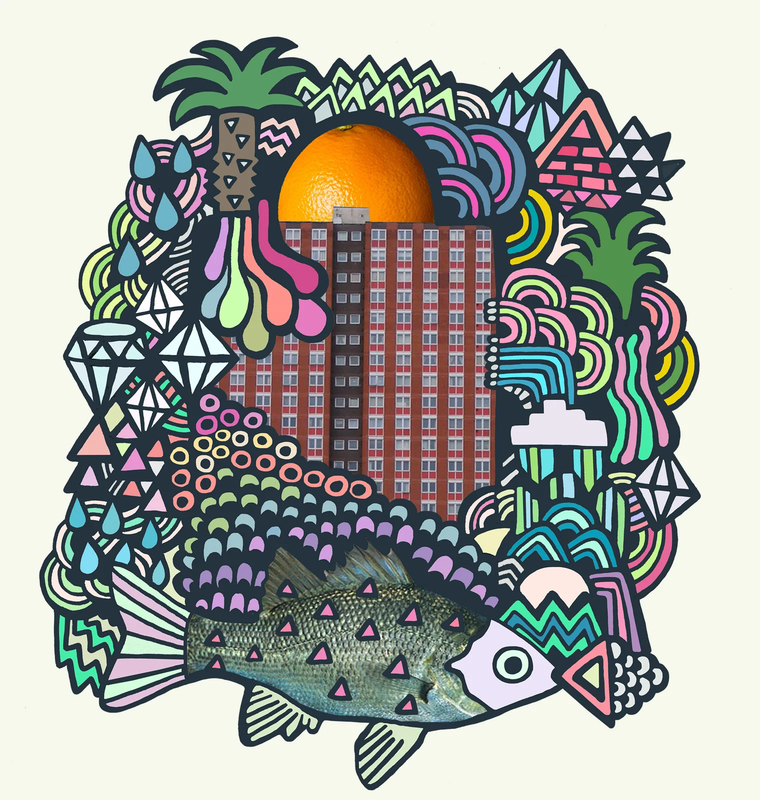 Œuvre Concrete Ocean — Ery Burns