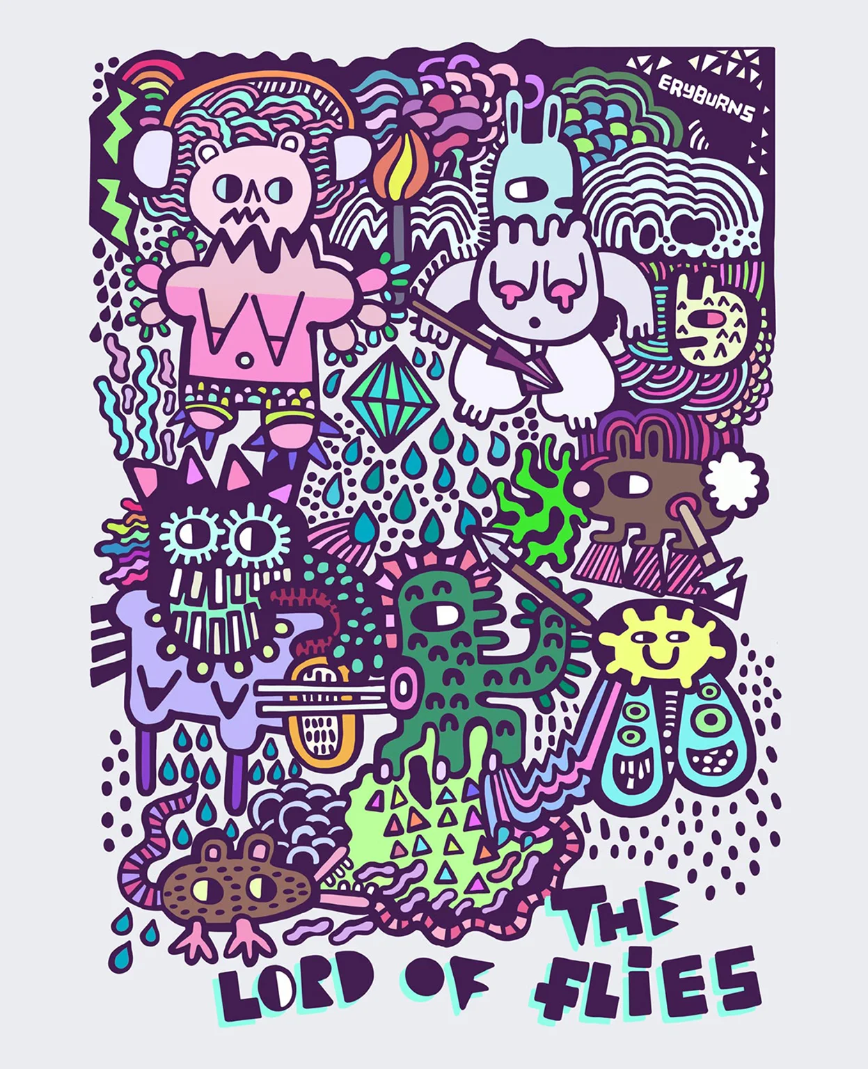 Couverture réinventée avec Stroud Illustration Collective — Ery Burns