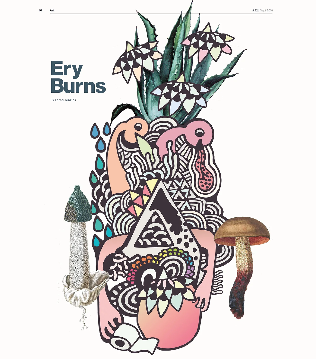 Mushroom Jardin Print — Ery Burns