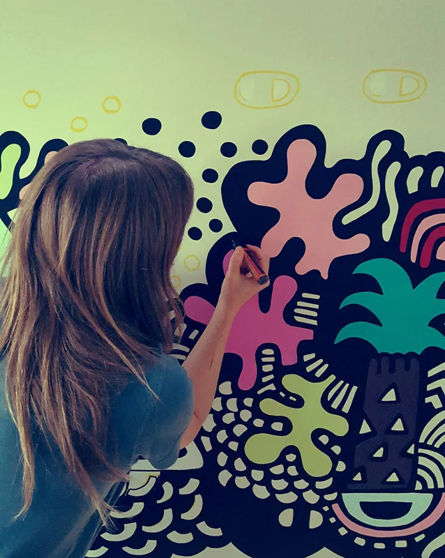 Fresque murale pour Sheaffer Pen — Ery Burns
