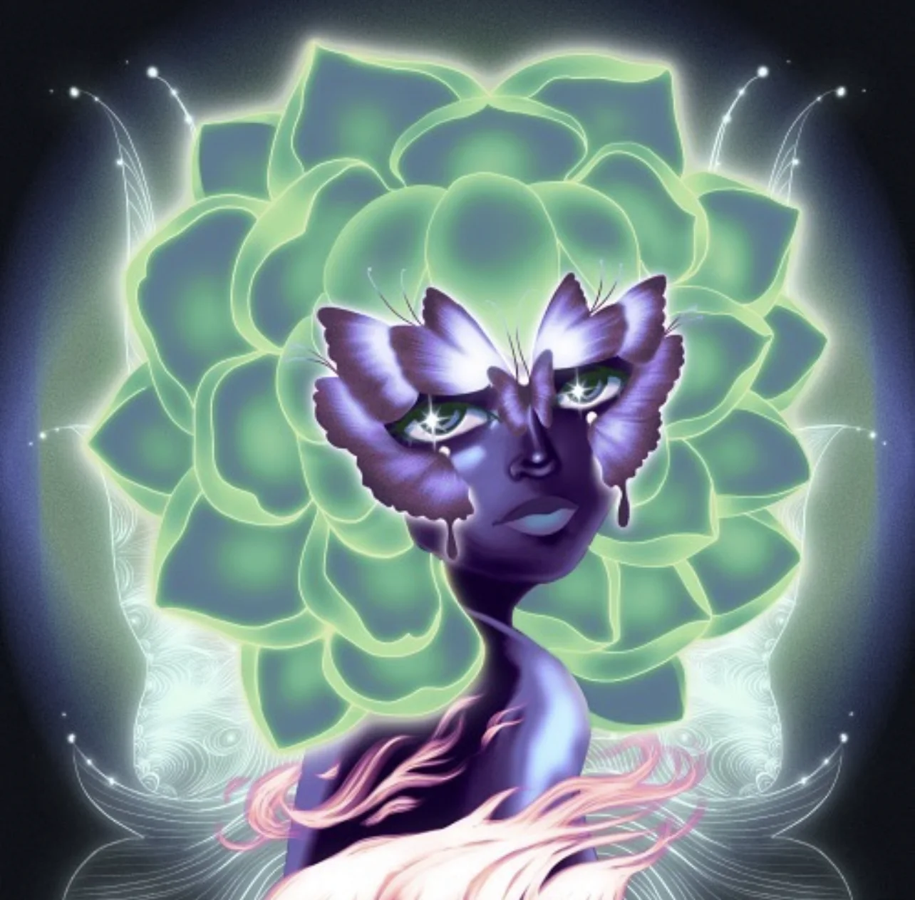Lunar Blossoms : la succulente — Elise Swopes