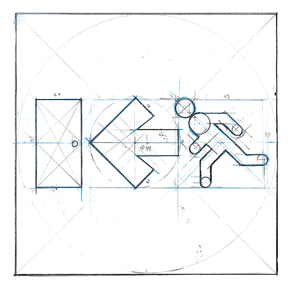 Croquis de signalétique