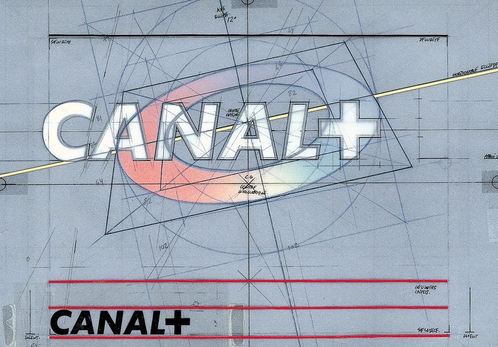 Gabarit historique du logo Canal+