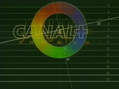 Image extraite de l’habillage de Canal+ de 1984 — Étienne Robial