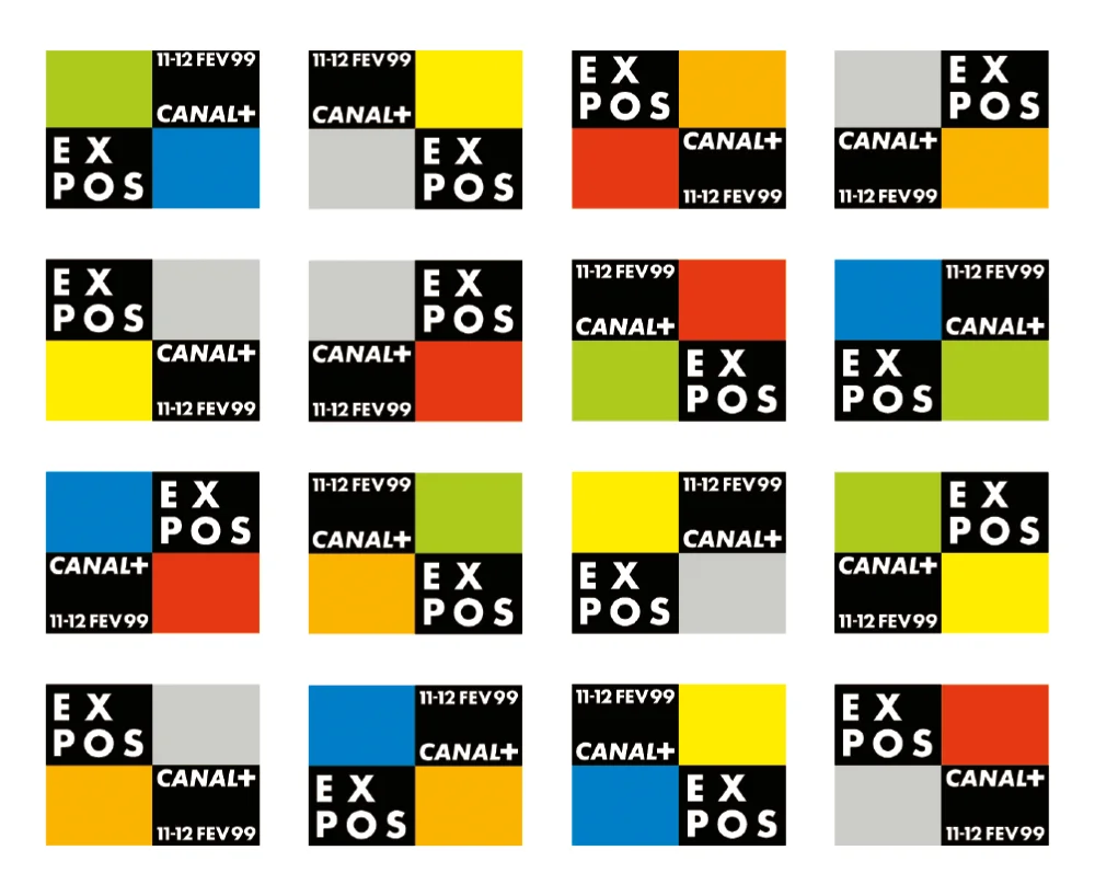 Motifs de carrés Canal+