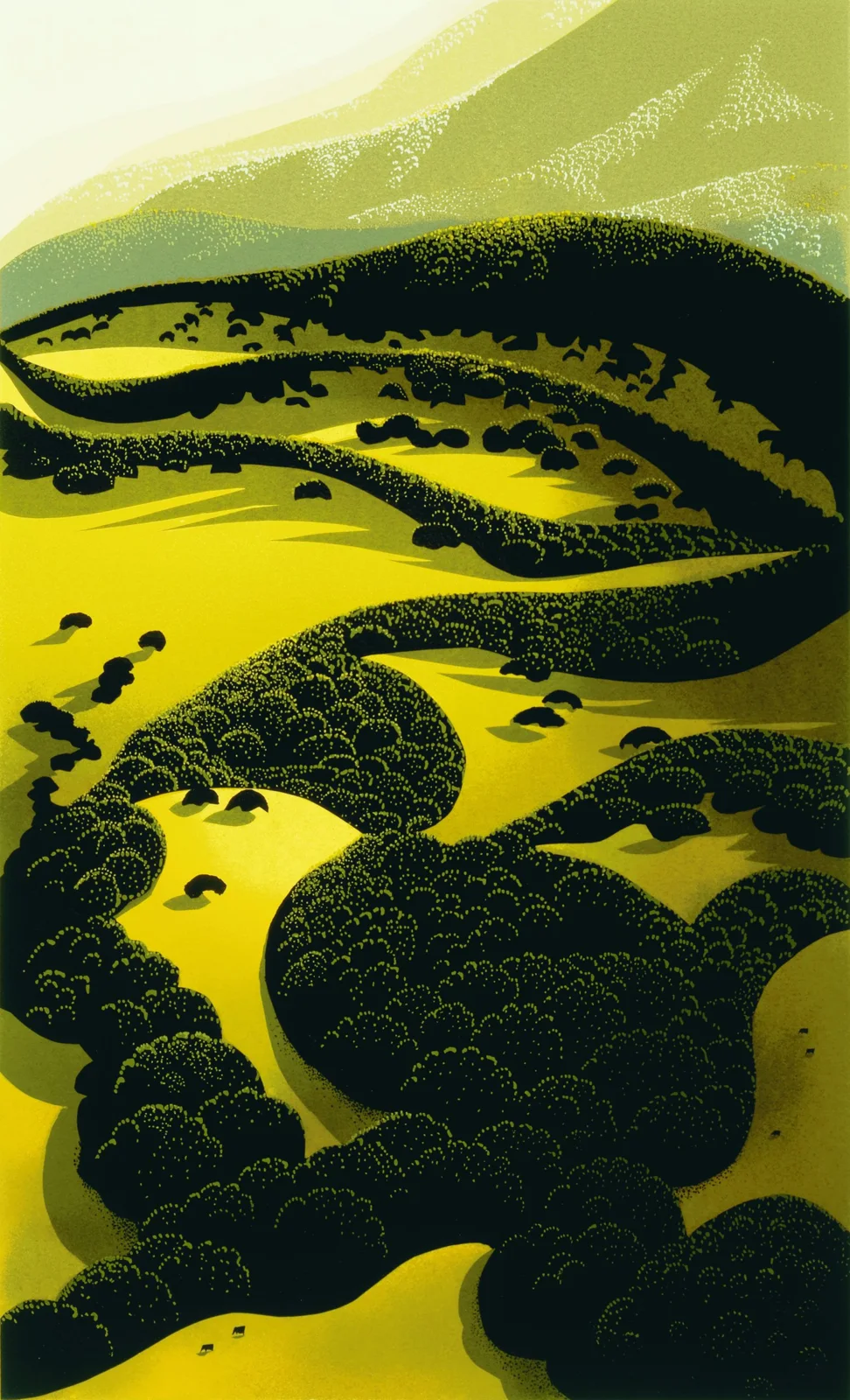 Meadows Into the Distance — Eyvind Earle