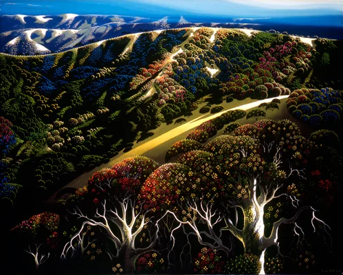 Santa Cruz Mountains — Eyvind Earle